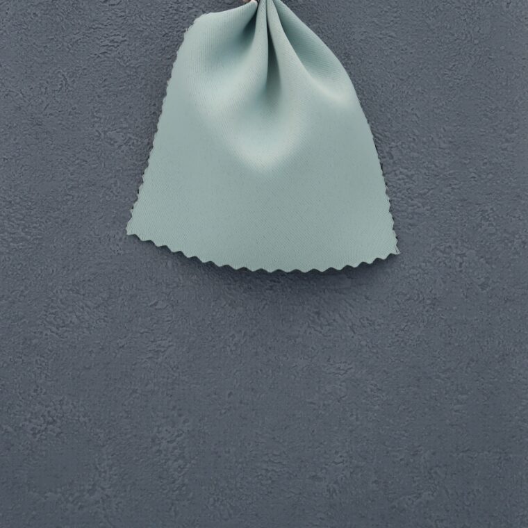 ブルーグレーの壁紙や部屋に合うカーテンの色