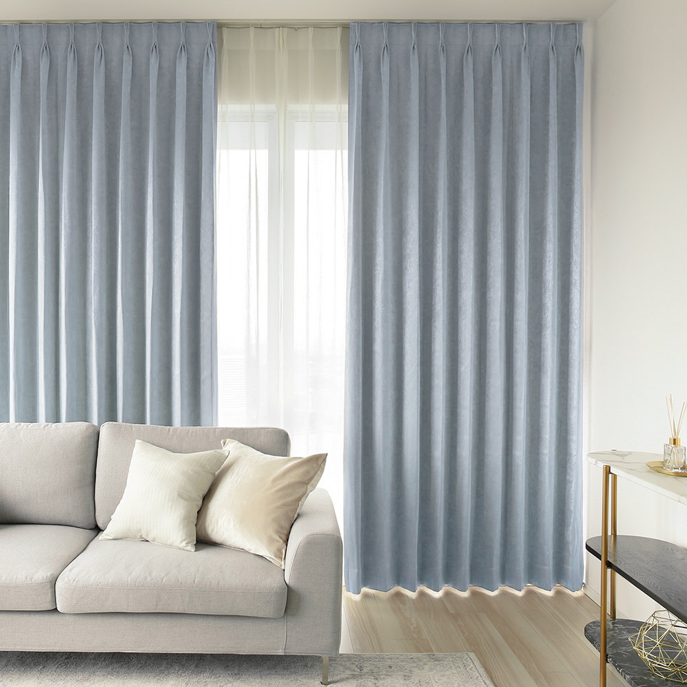 ネイビーの壁紙や部屋に合うカーテンの色