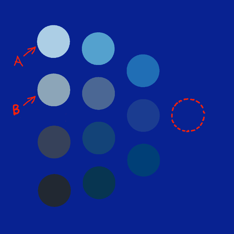 青い壁紙・部屋に合うカーテンの色