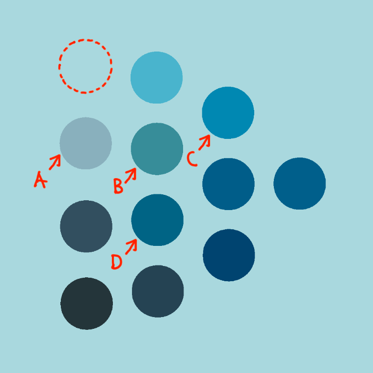 水色の壁紙・部屋に合うカーテンの色