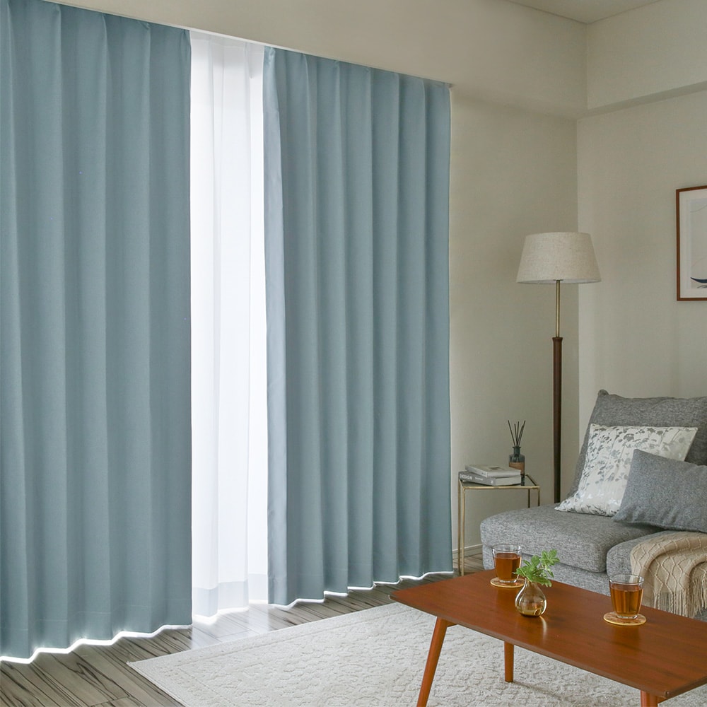 ネイビーの壁紙や部屋に合うカーテンの色