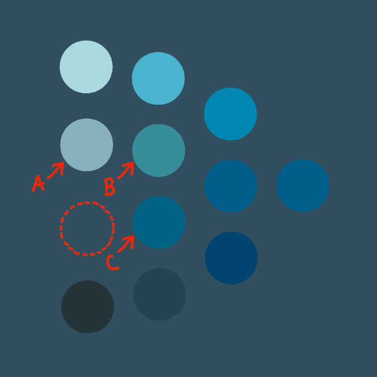 ブルーグレーの壁紙や部屋に合うカーテンの色