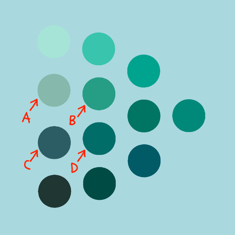 水色の壁紙・部屋に合うカーテンの色