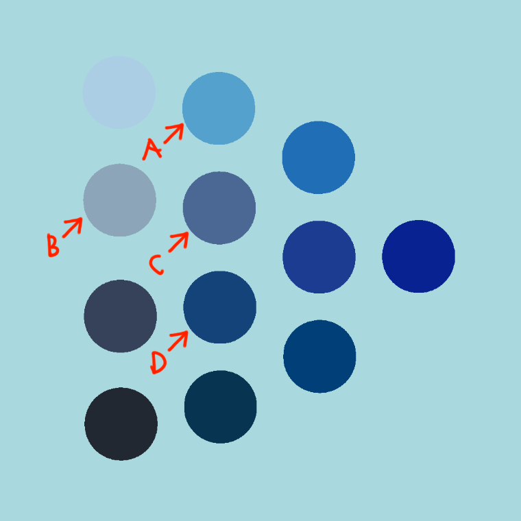 水色の壁紙・部屋に合うカーテンの色