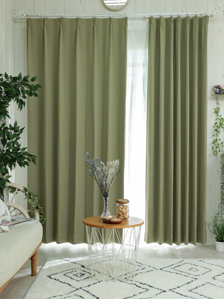 黄色の壁紙･部屋に合うカーテンの色