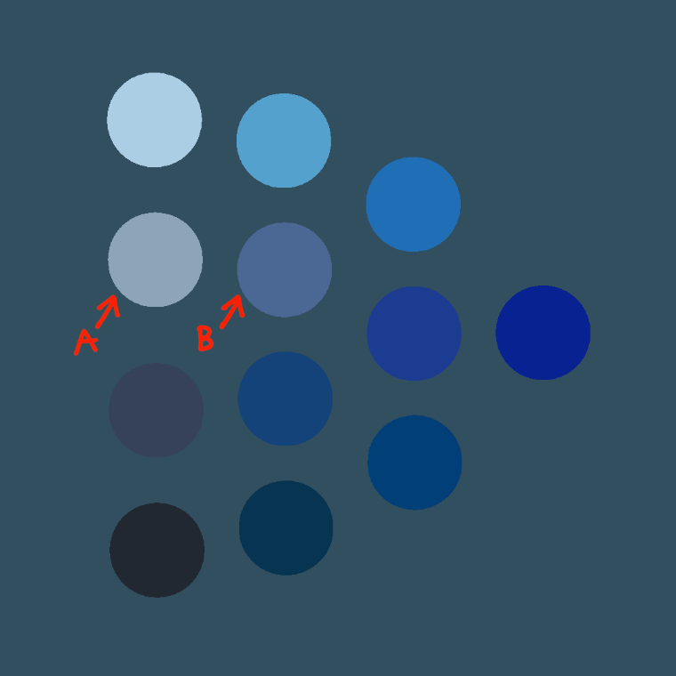 ブルーグレーの壁紙や部屋に合うカーテンの色