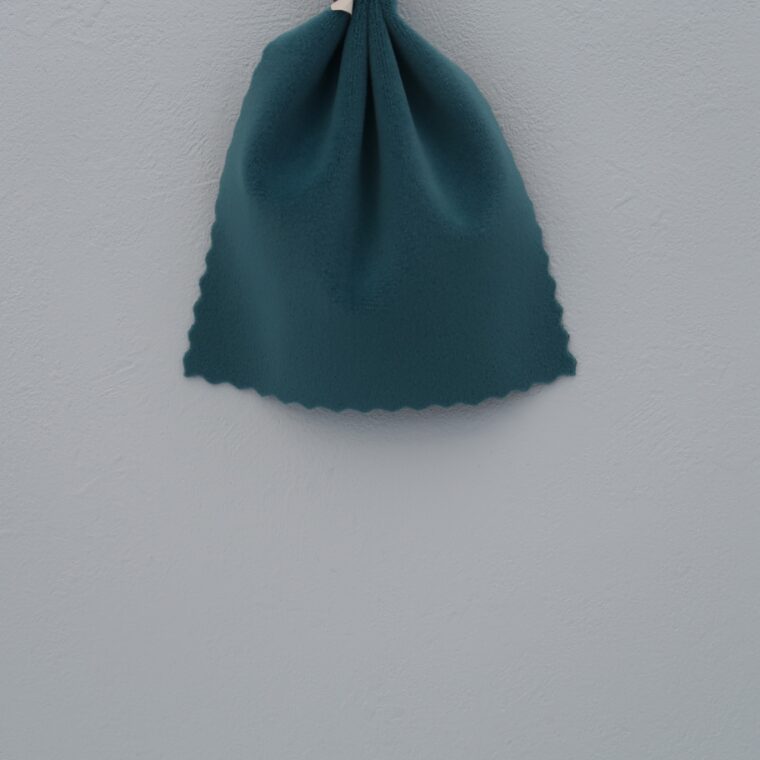 水色の壁紙・部屋に合うカーテンの色